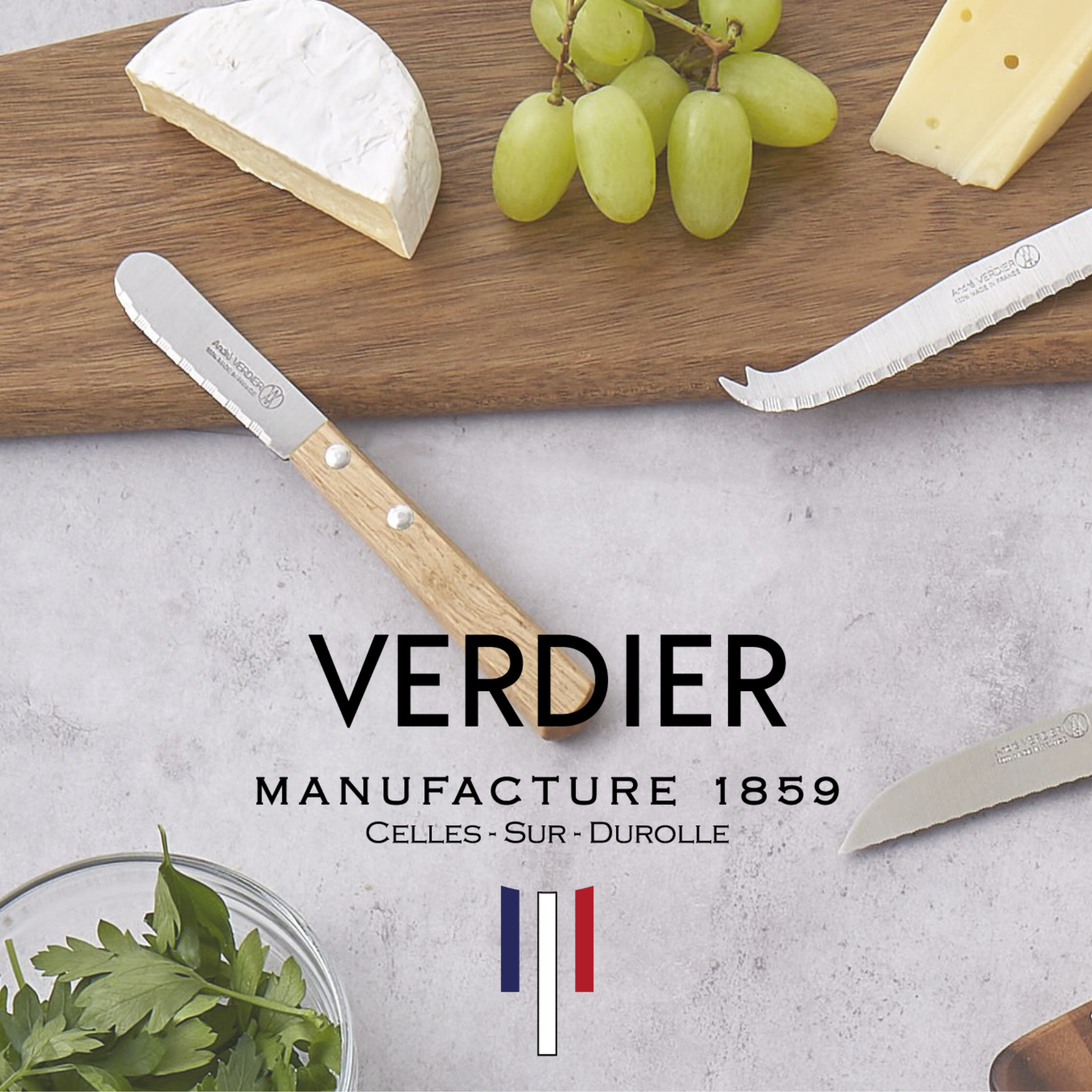 Prepa Culi Butter Knife Spreader with Varnished Oak Handle