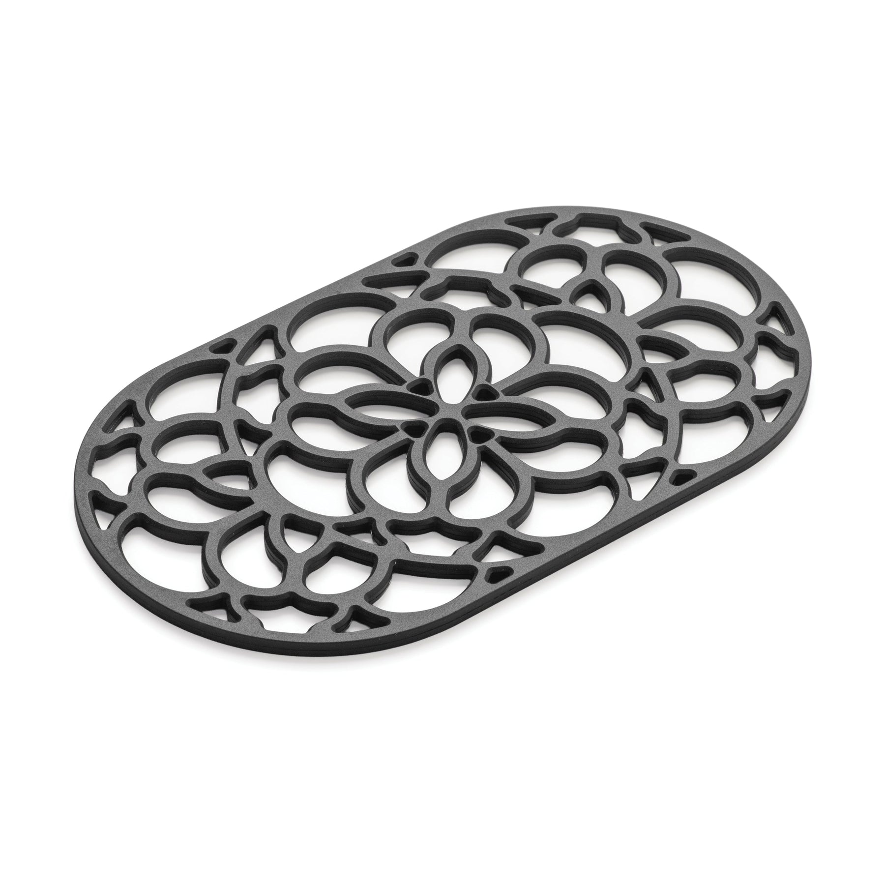 Large Oval Silicone Heritage Hot Mat Trivet, 32cm