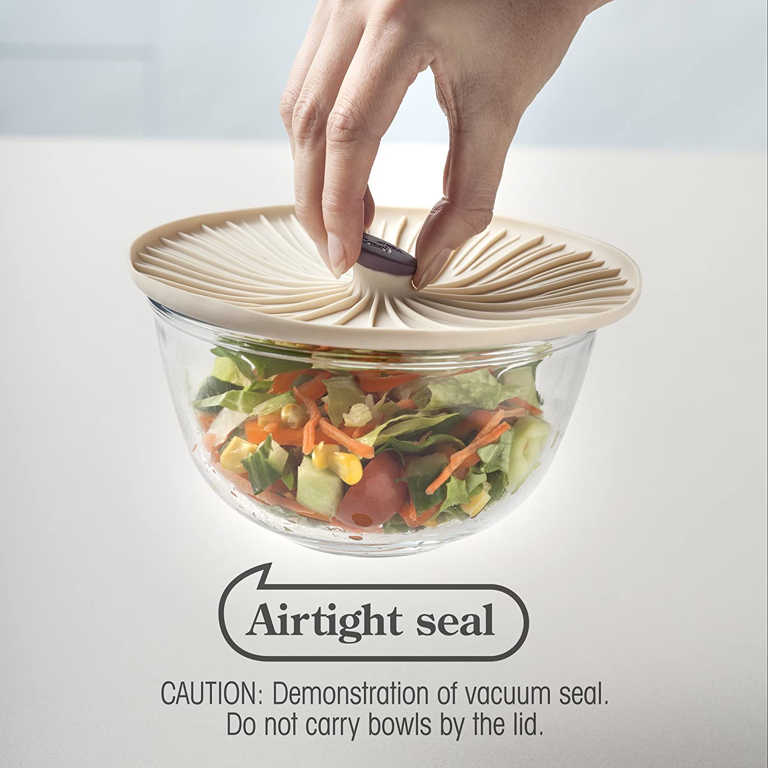 Natures Self Sealing Mushroom Design Silicone Lid, 15cm