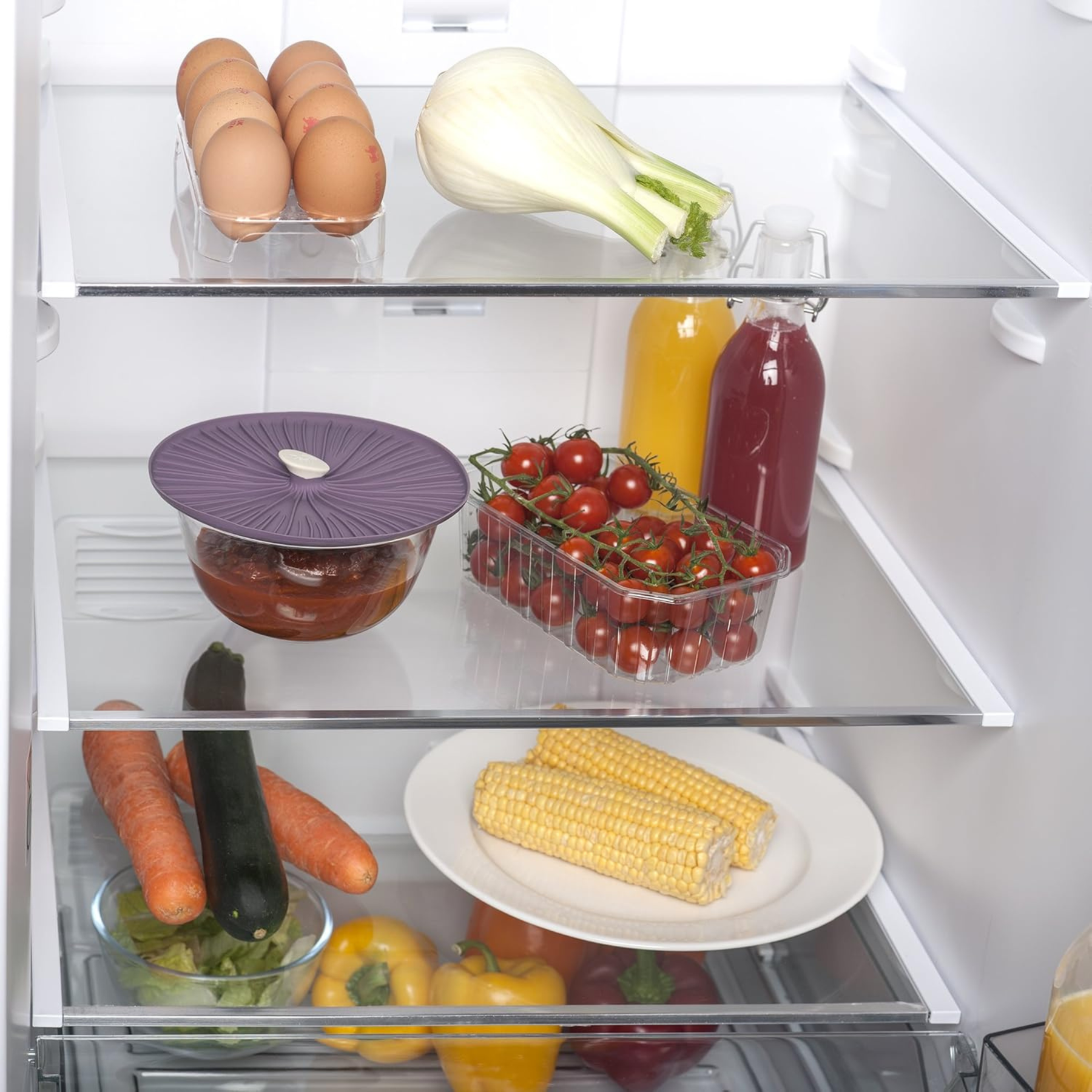 Natures Self Sealing Mushroom Design Silicone Lid, 15cm