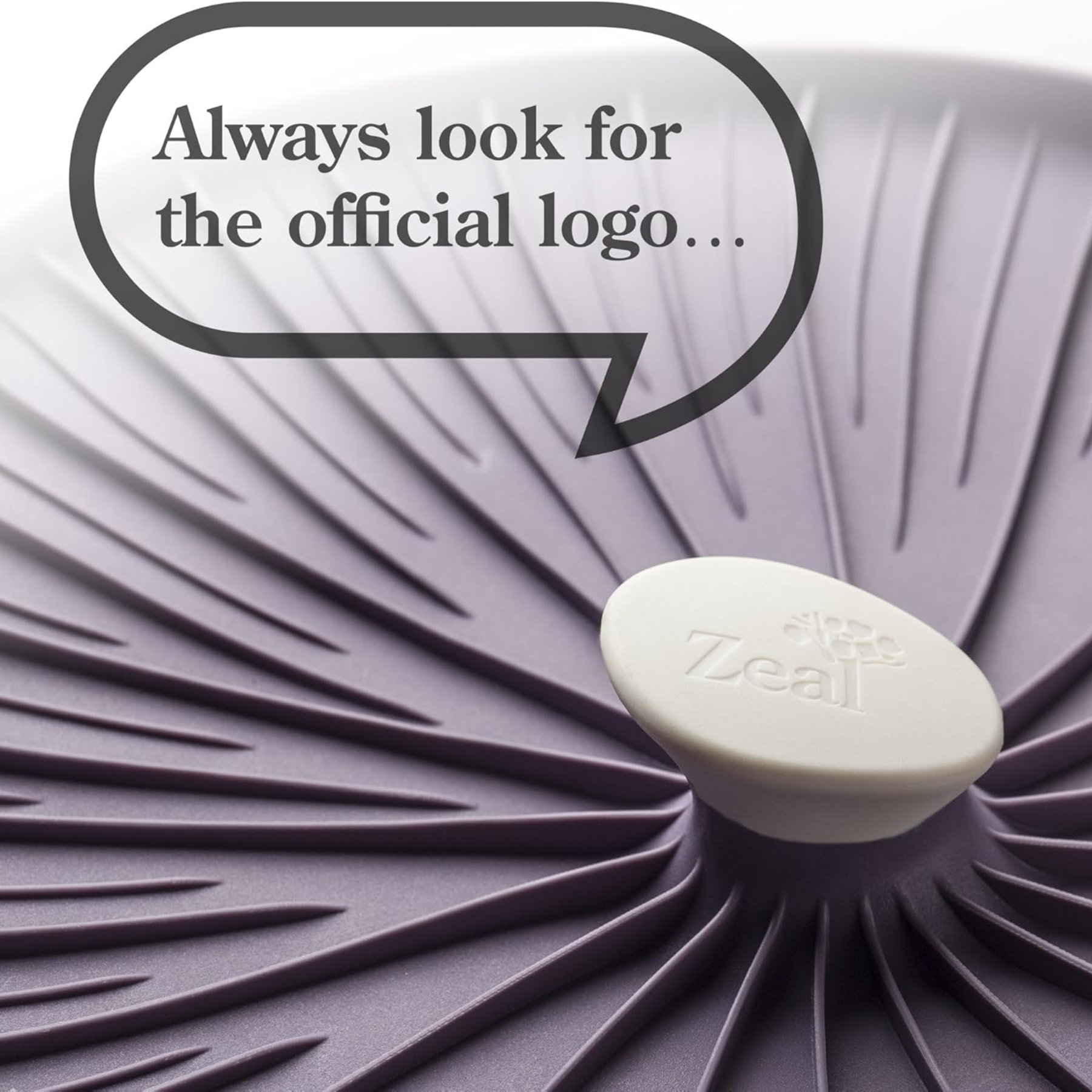 Natures Self Sealing Mushroom Design Silicone Lid, 15cm