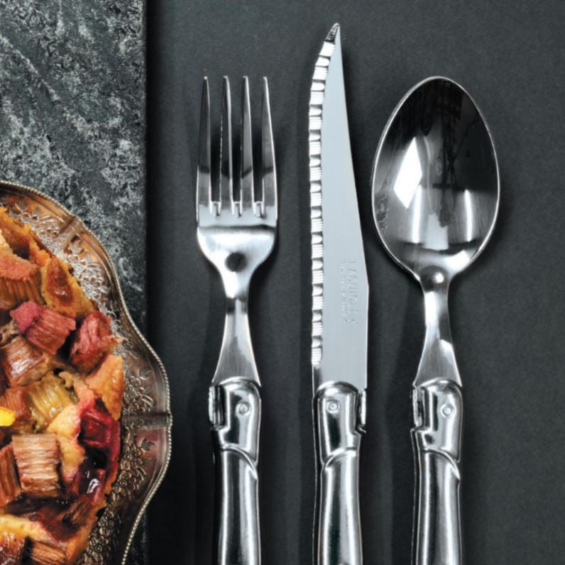Laguiole 24 Piece Cutlery Set in Wooden Presentation Tray