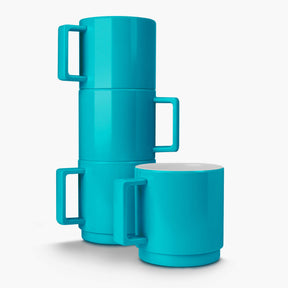 Melamine Stacking Mugs, Set of 4, 250ml