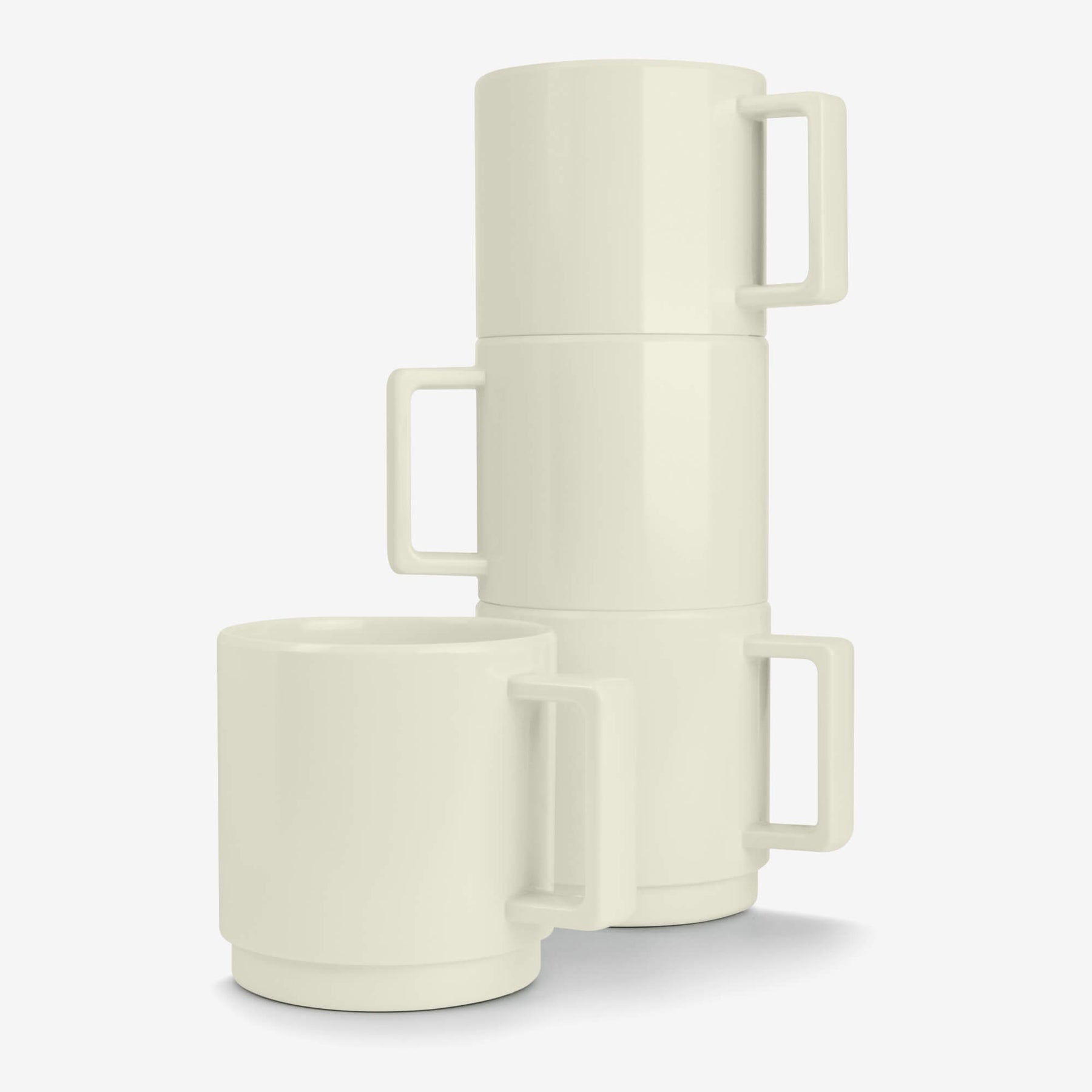 Melamine Stacking Mugs, Set of 4, 250ml