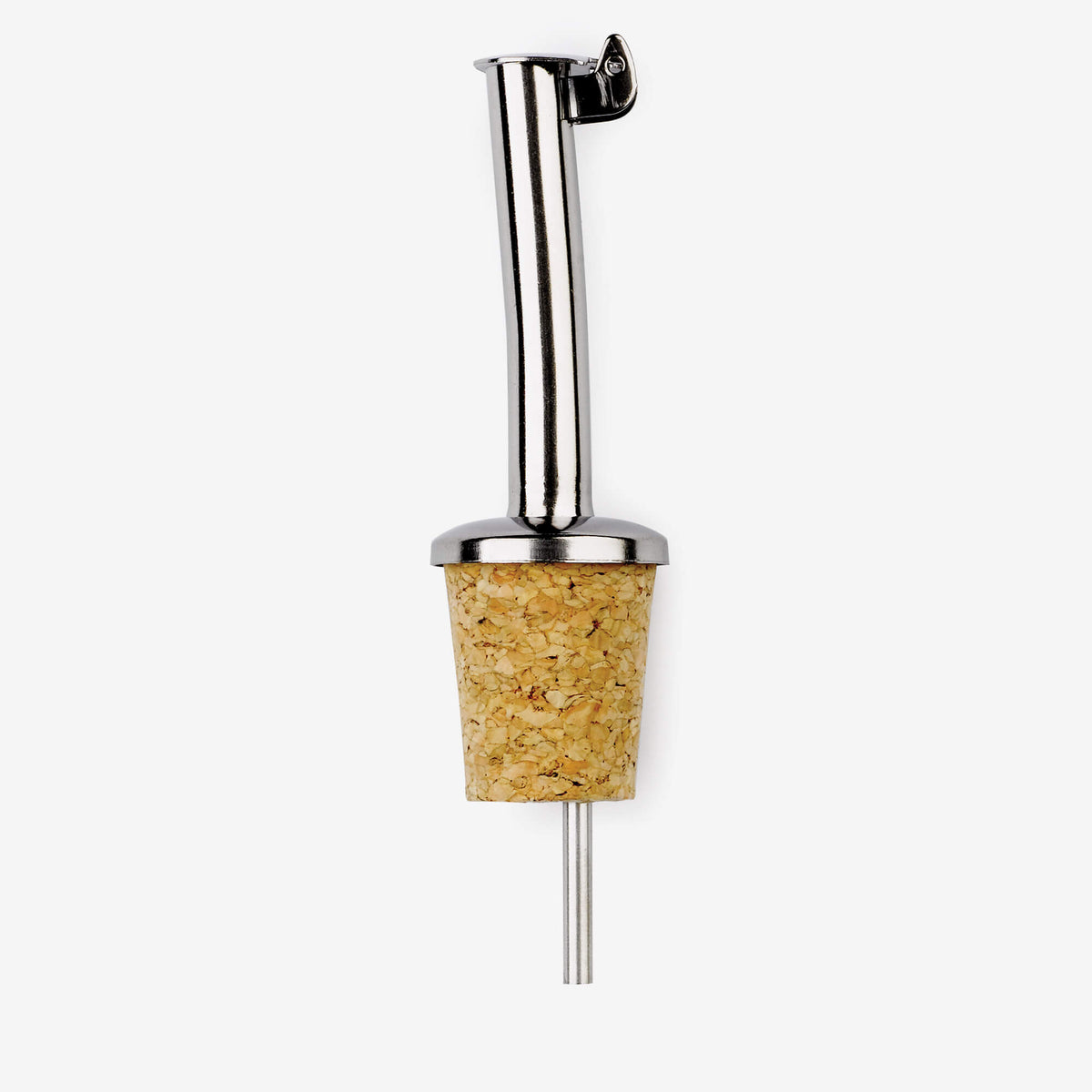 Oil Pourer with Cork Stopper and Black Cap