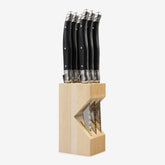 6 Piece Steak Knife Set in Wooden Block