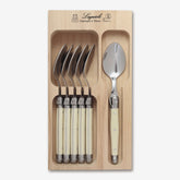 6 Piece Teaspoon Set in Wooden Tray