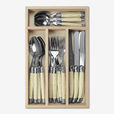 24 Piece Cutlery Set in Wooden Presentation Tray