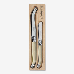 Cheese and Butter Knife Set in Tray