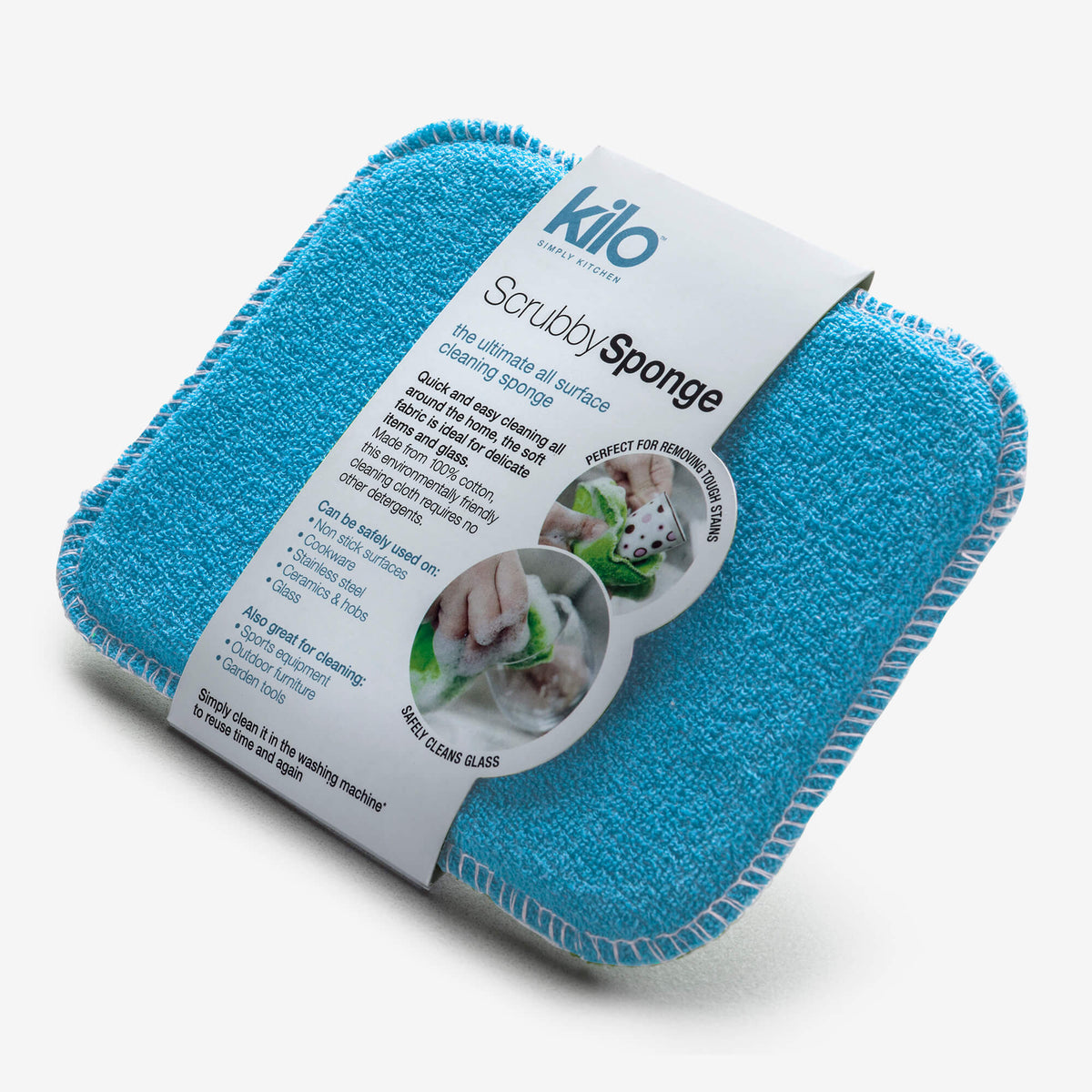 Eco Cleaning Scrubby Cloth, Sponge