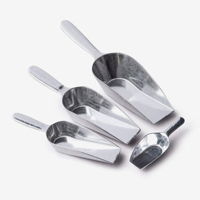 Aluminium Serving Scoops, Set of 4