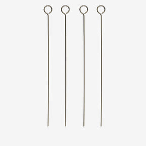 Stainless Steel Skewers, Set of 4, Available in 3 Sizes