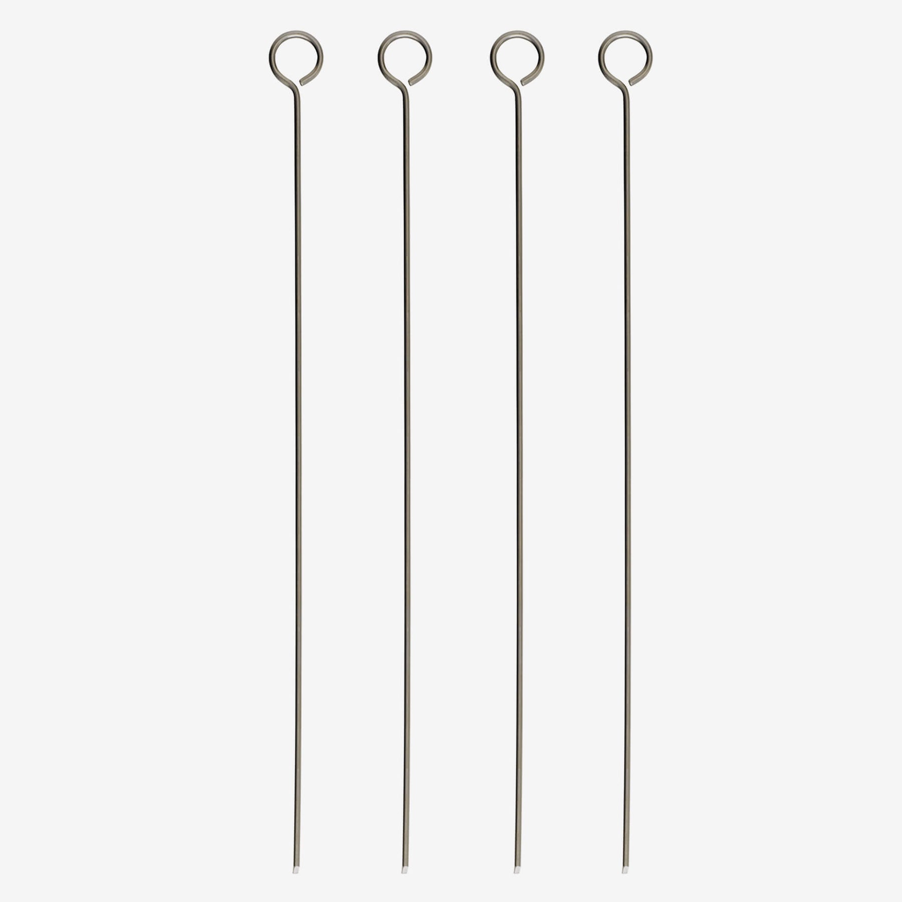 Stainless Steel Skewers, Set of 4, Available in 3 Sizes