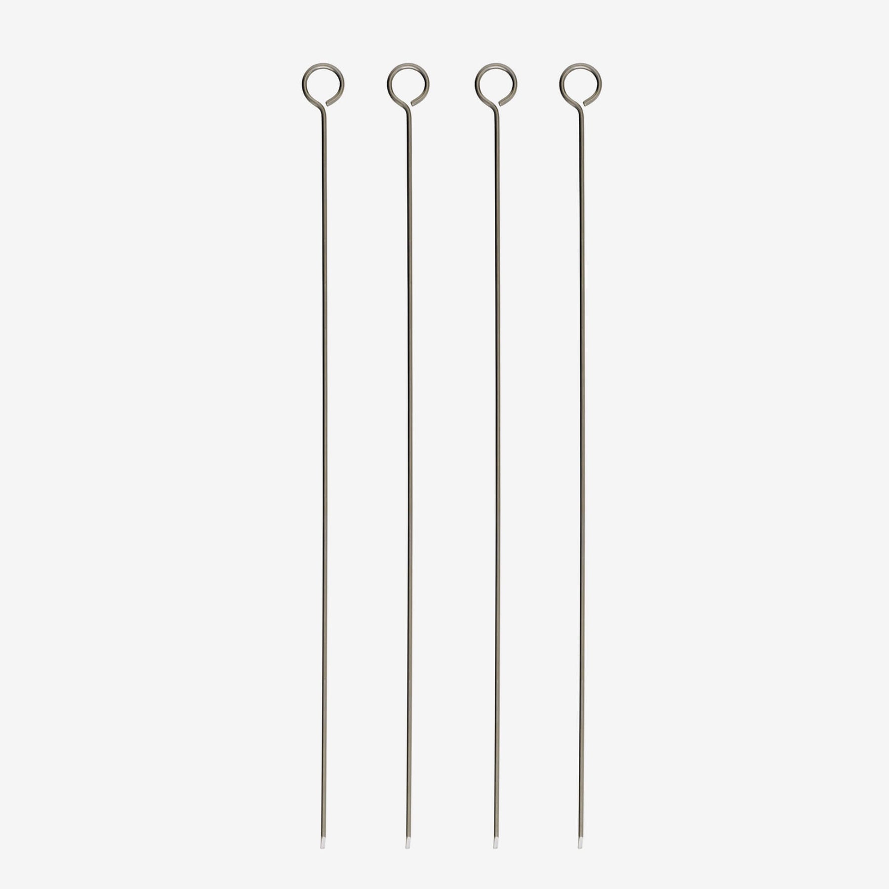 Stainless Steel Skewers, Set of 4, Available in 3 Sizes