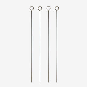 Stainless Steel Skewers, Set of 4, Available in 3 Sizes