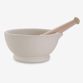 Stone Mortar & Pestle with Wooden Handle, Boxed, Available in 6 Sizes