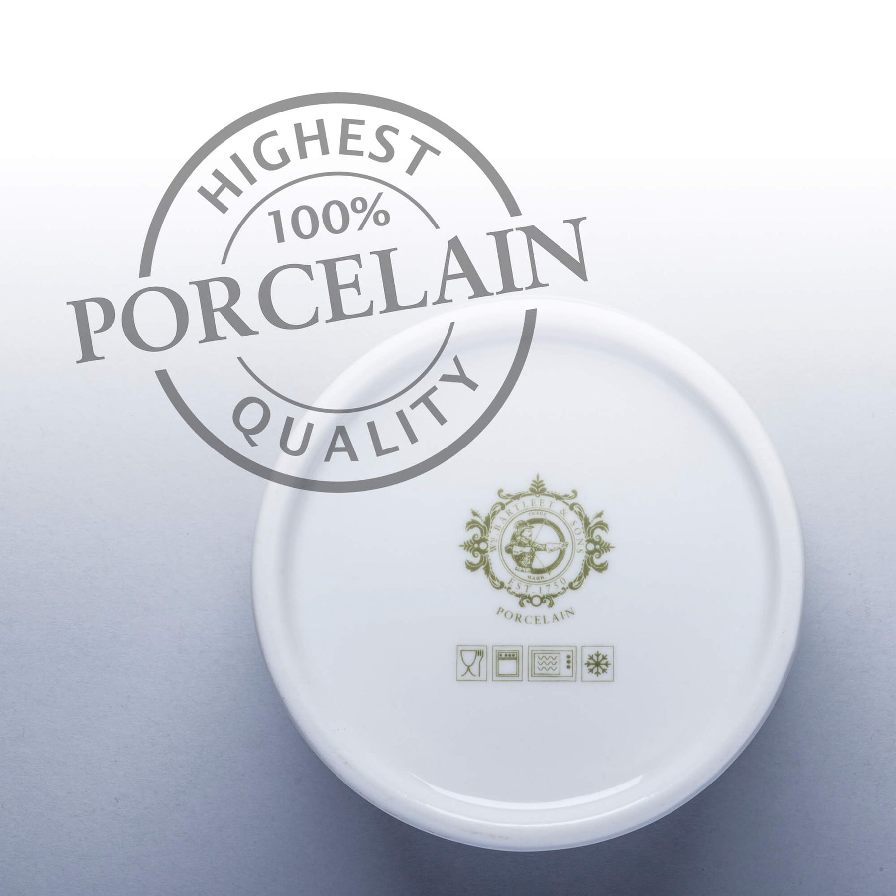 Porcelain Sugar/Jam/Mustard Pot