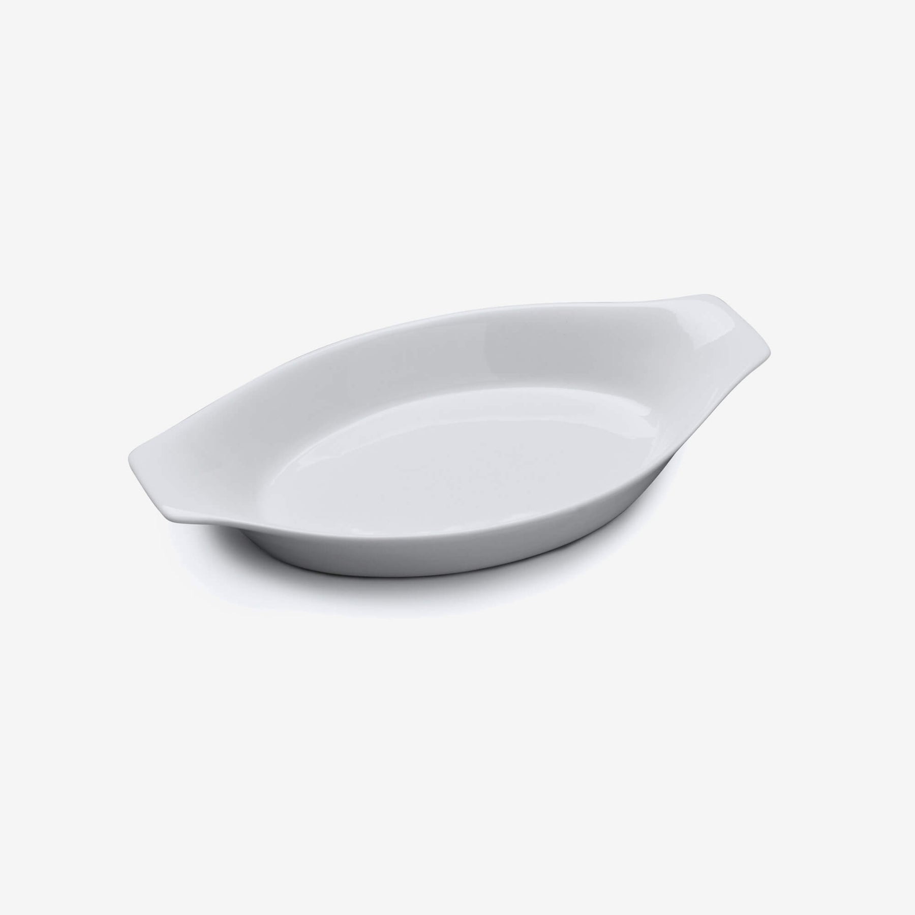 Porcelain Oval Gratin Dish