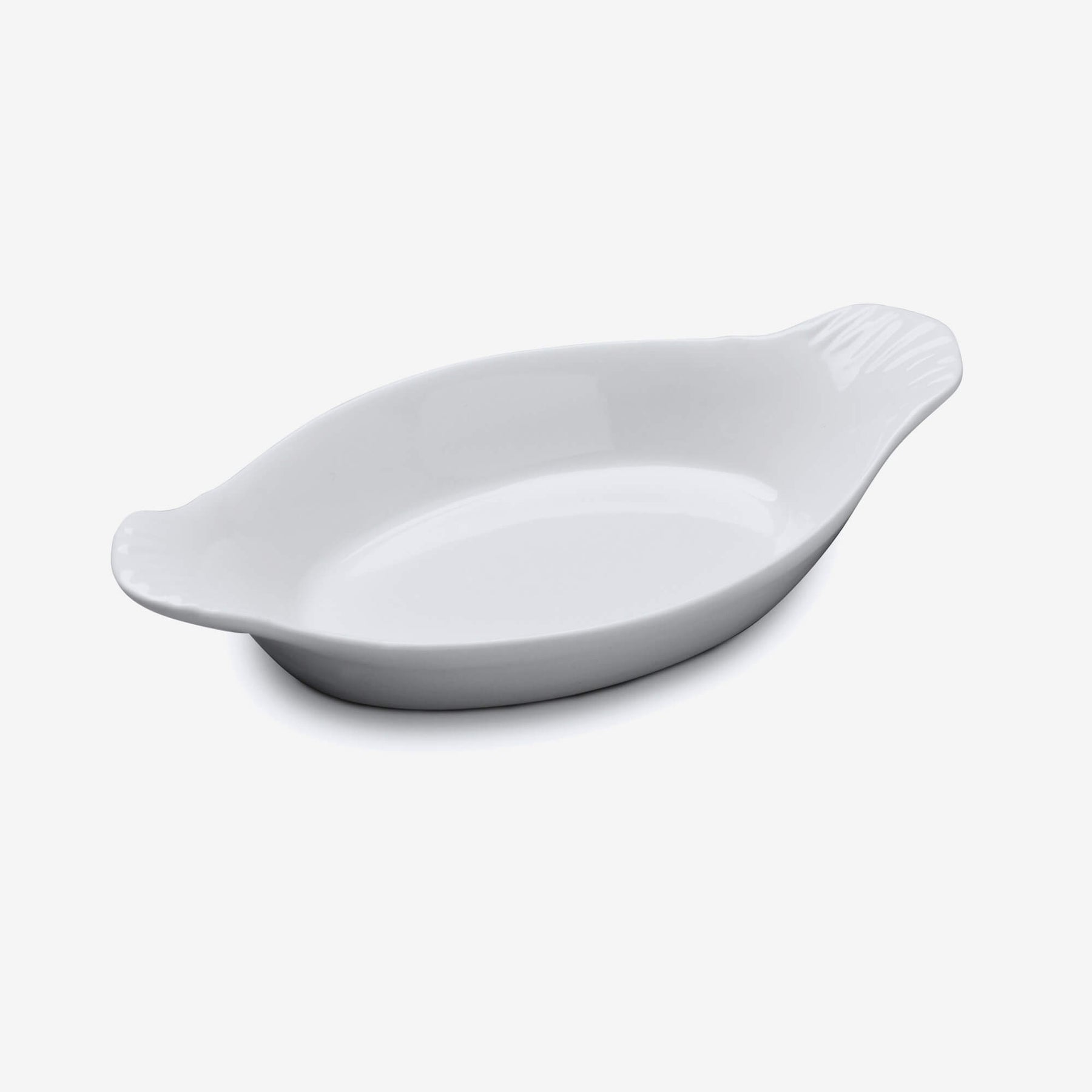 Porcelain Traditional Gratin Dish, Available in 3 Sizes