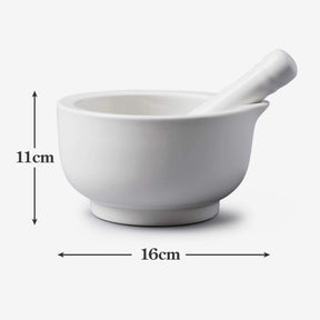 Porcelain Mortar & Pestle, Available in 3 Sizes
