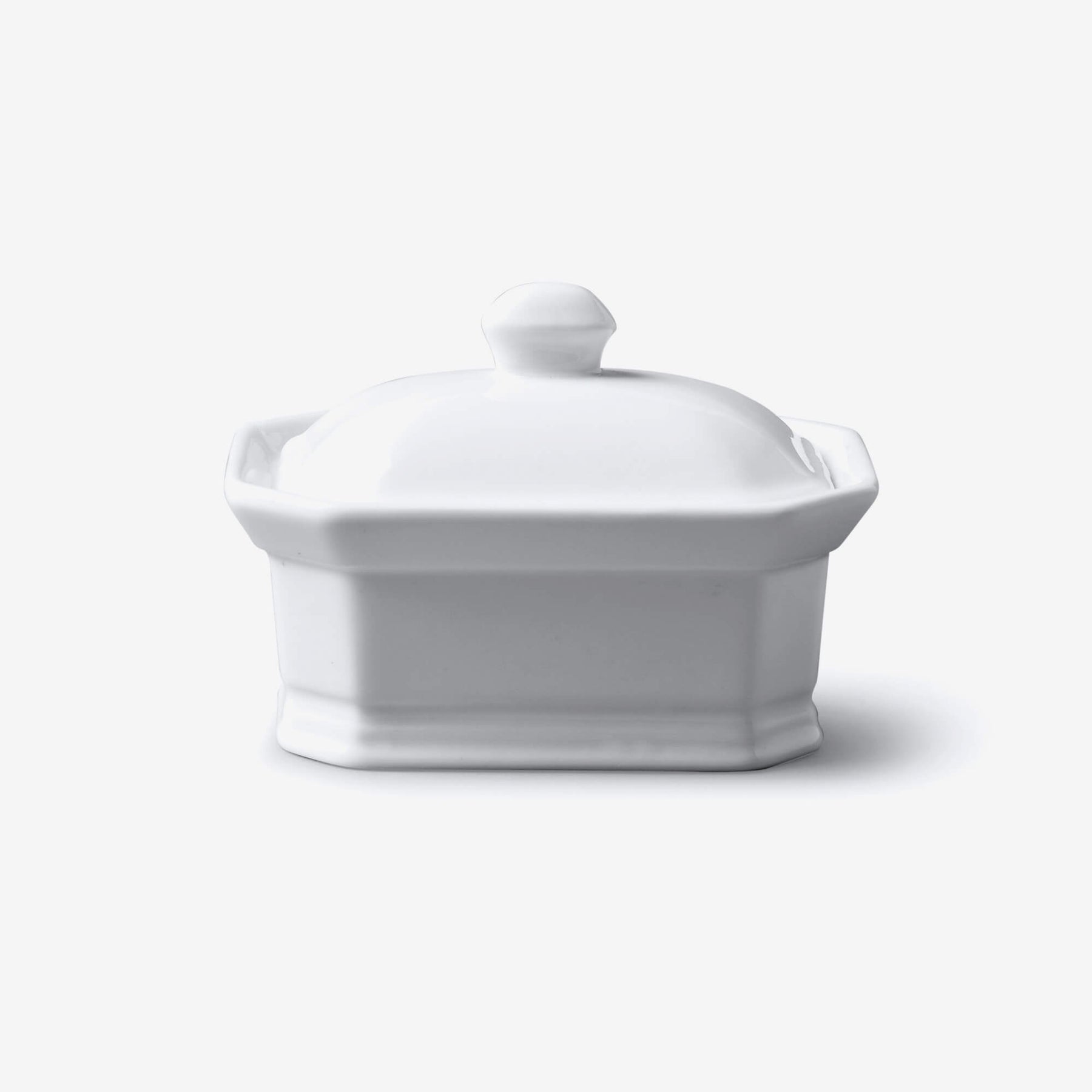 Porcelain Terrine/Butter Dish with Lid