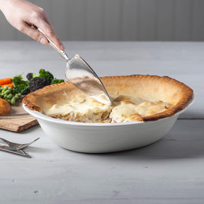 Porcelain Oval Pie Dish, Available in 5 Sizes