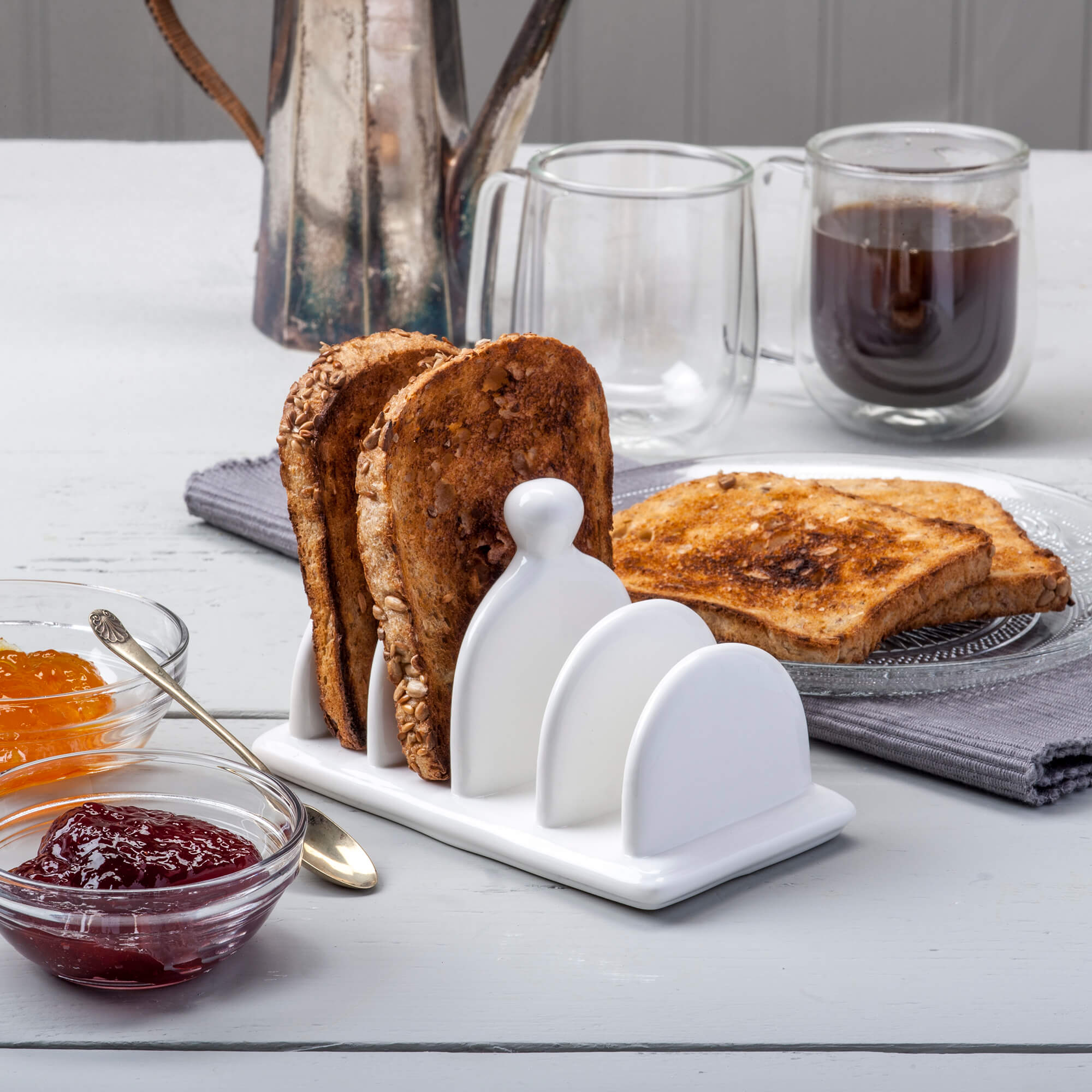 WM Bartleet & Sons Porcelain Traditional Toast Rack