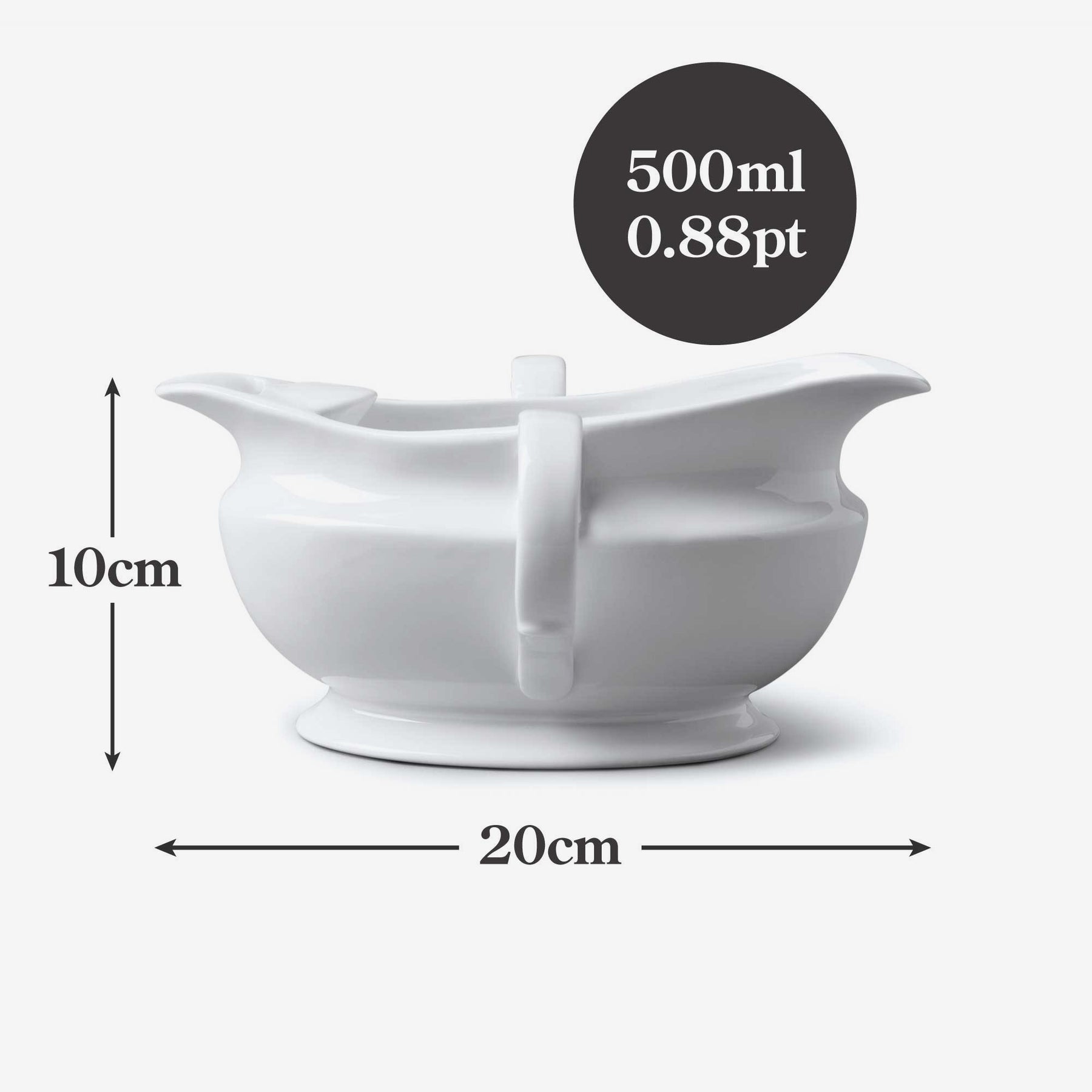 Porcelain Gravy Fat Separator, Available in 2 Sizes