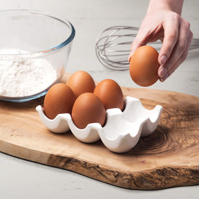 Porcelain Egg Tray, Available in 2 Sizes