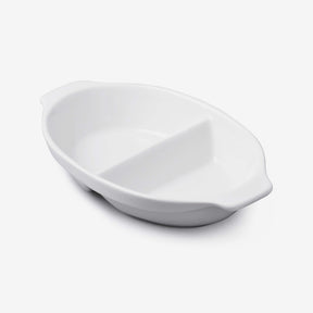 Porcelain Large Divided Dish, Available in 2 Sizes