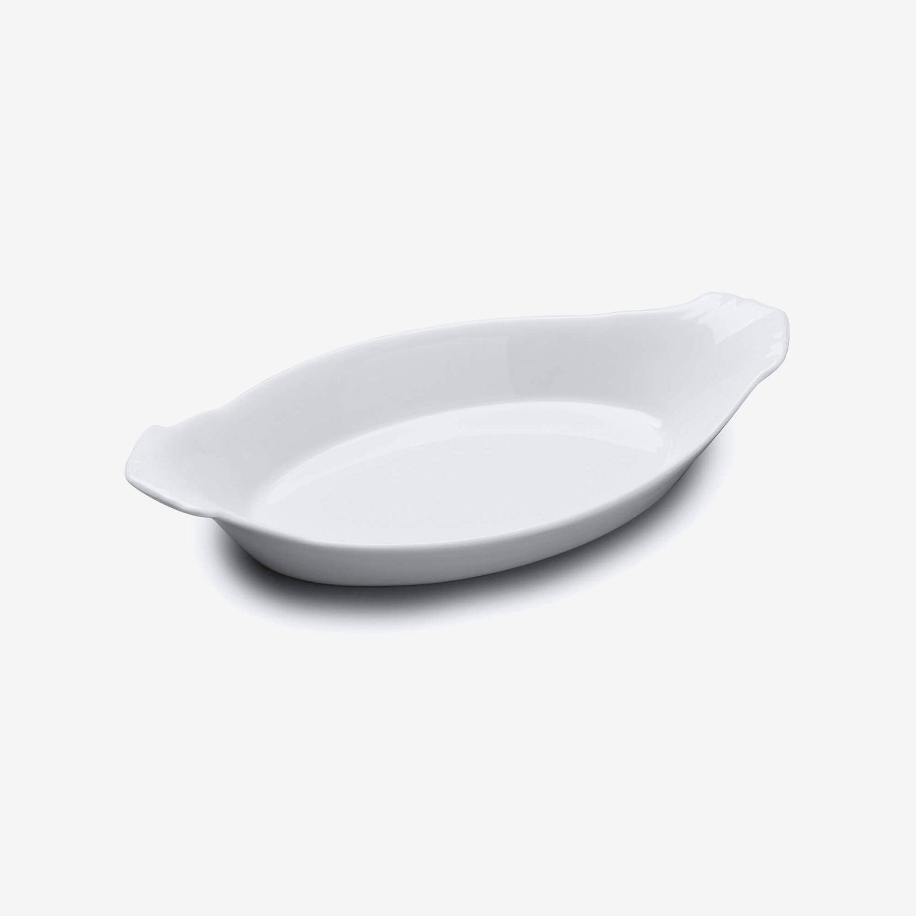 Porcelain Traditional Gratin Dish, Available in 3 Sizes