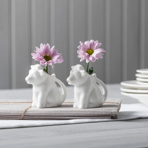 Porcelain Cow Milk Creamer Jug, Available in 2 Sizes