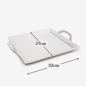 Porcelain Cheese Board with Handles