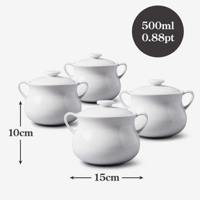 Porcelain Mini Casserole/Soup Bowl Sets