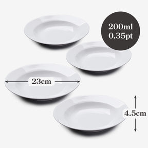 Porcelain Wide Rim Pasta/Soup Bowl Sets