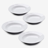 Porcelain Wide Rim Pasta/Soup Bowl Sets