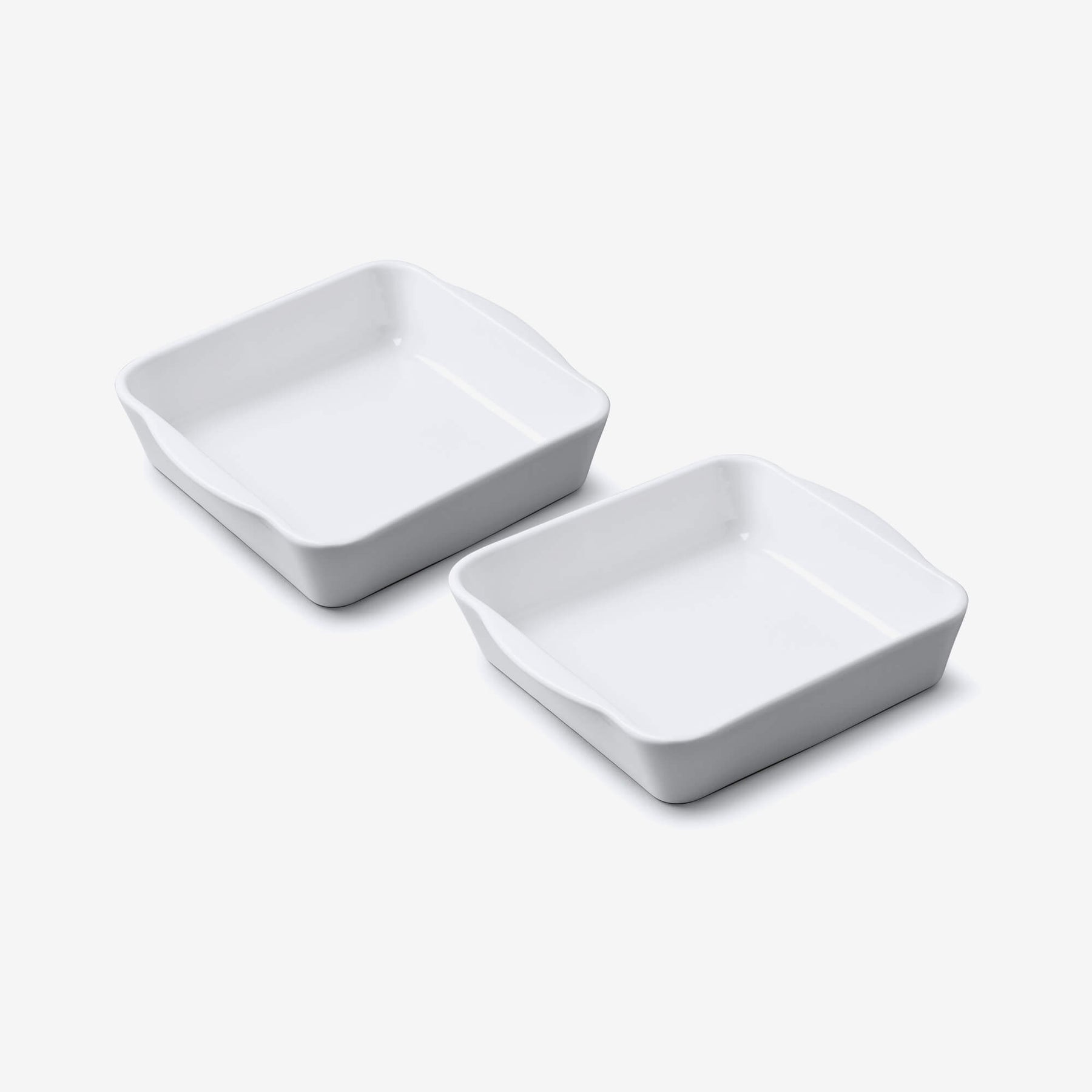 Porcelain Square Baker, Set of 2