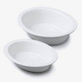 Porcelain Oval Pie Dish, Set of 2