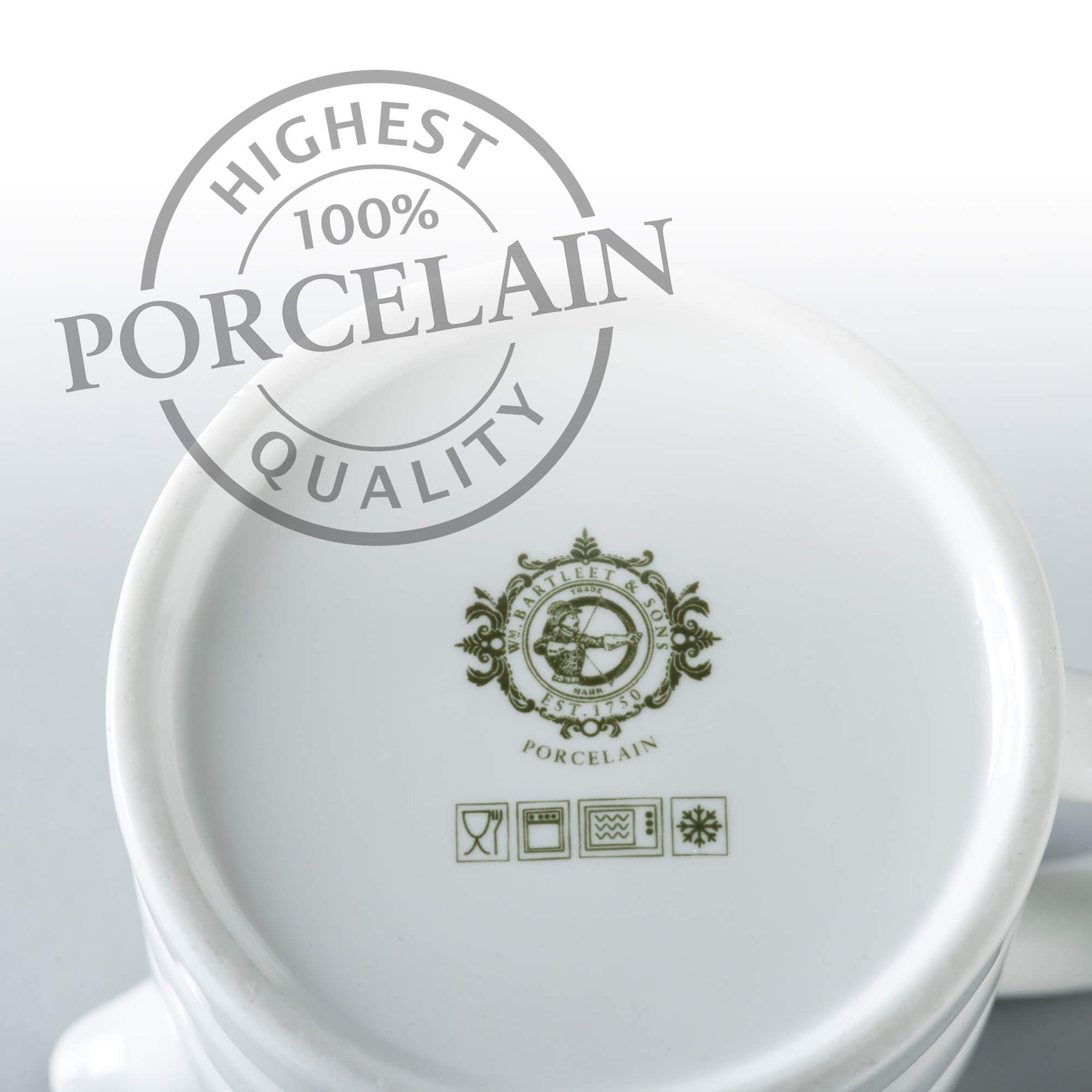 Porcelain Traditional Churn Jug, Set of 3