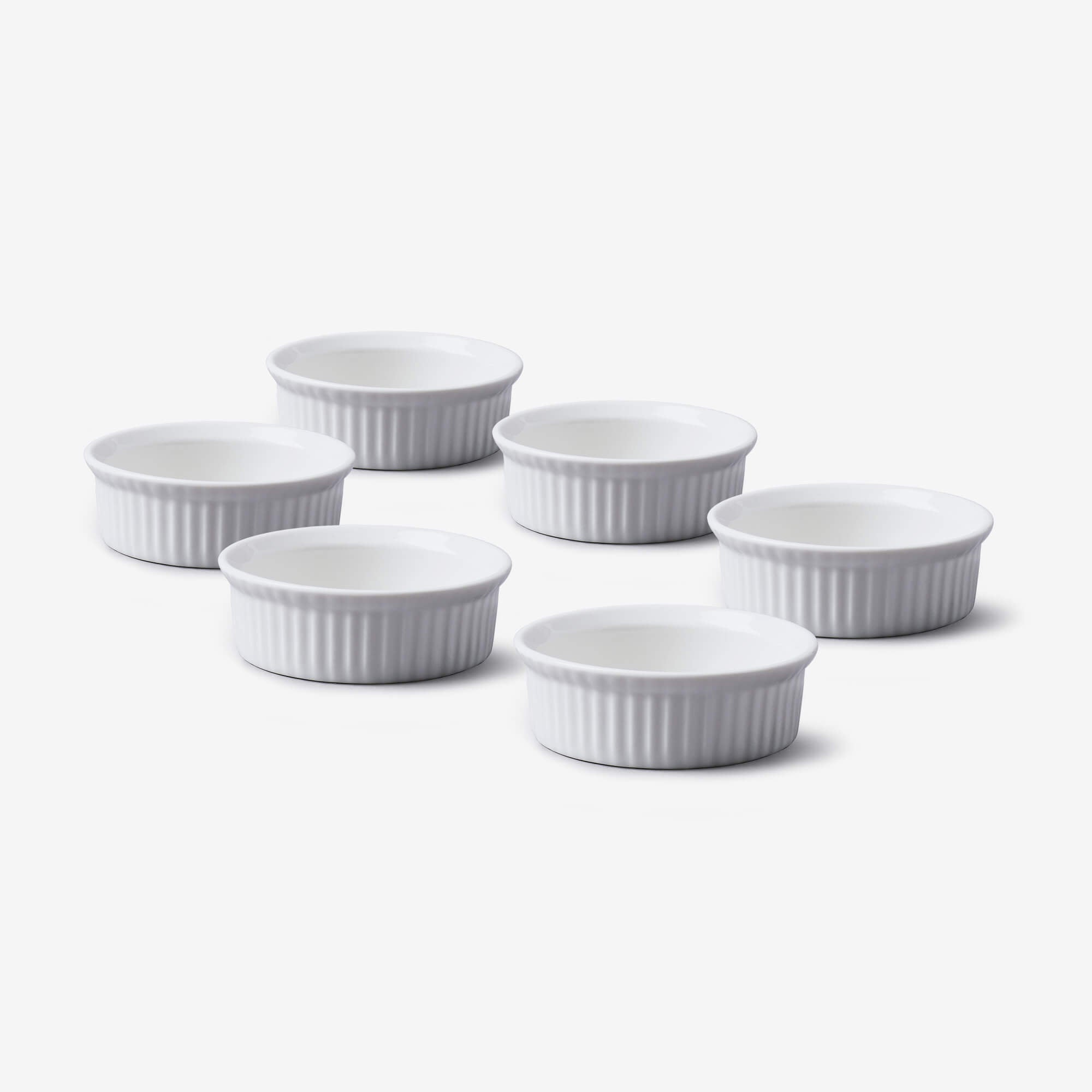 WM Bartleet Mini Ramekin (6.5cm) | Set of 6 | Porcelain Bakeware