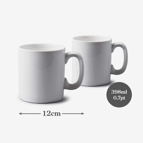 Porcelain Original Mug, 0.7 Pint, Set of 2
