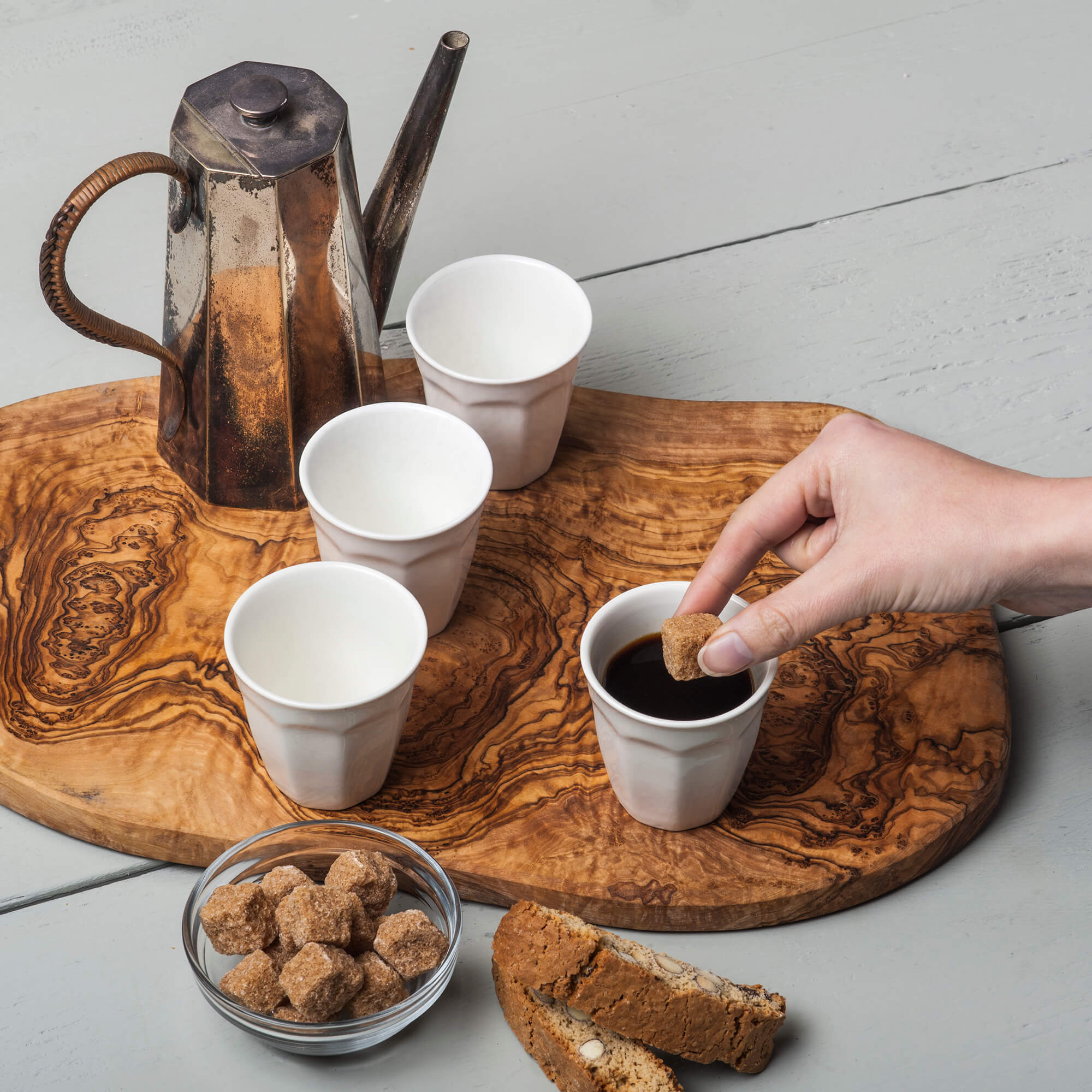 Porcelain Americana Espresso Cup, Set of 4