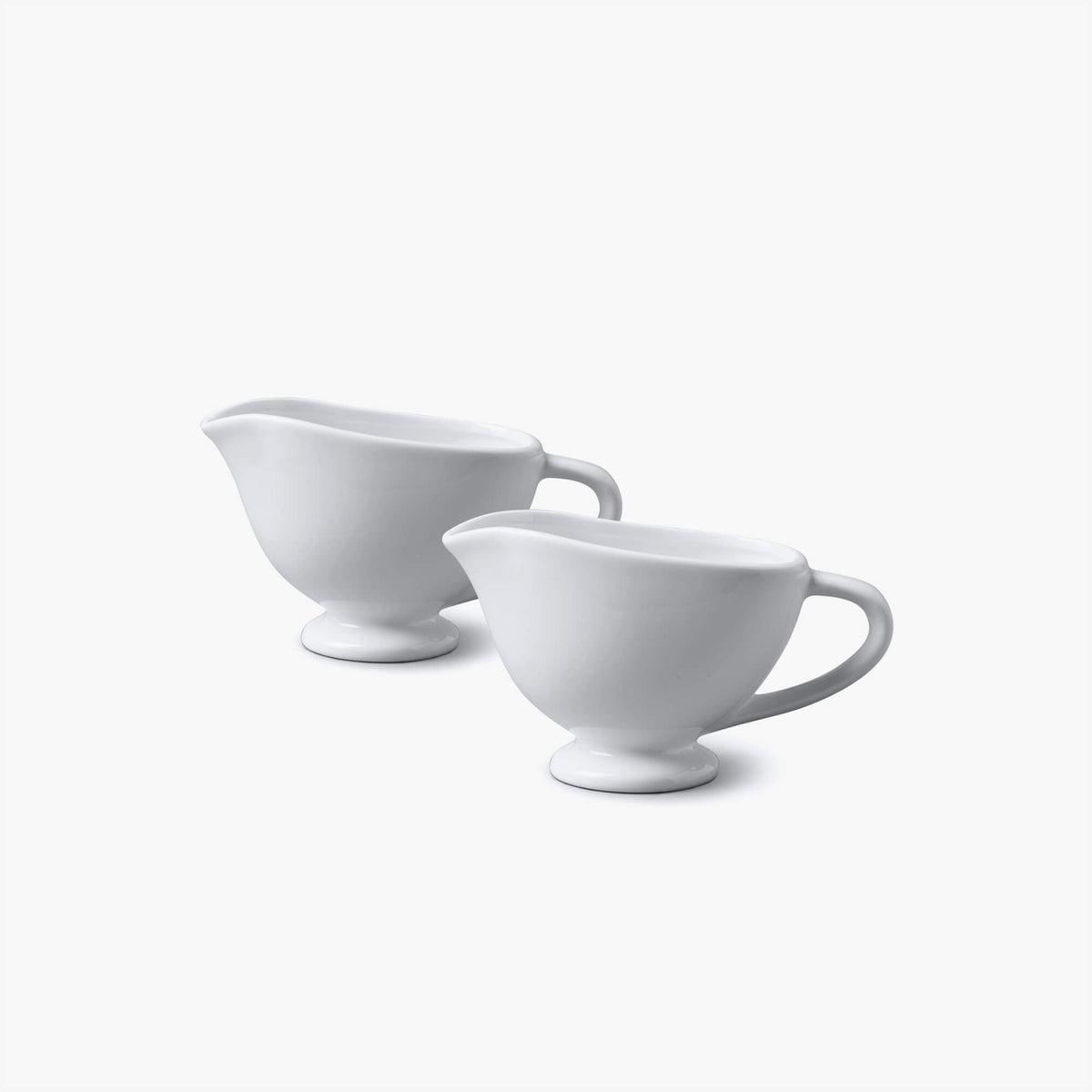 Porcelain Small Sauce Boats (148ml), Set of 2