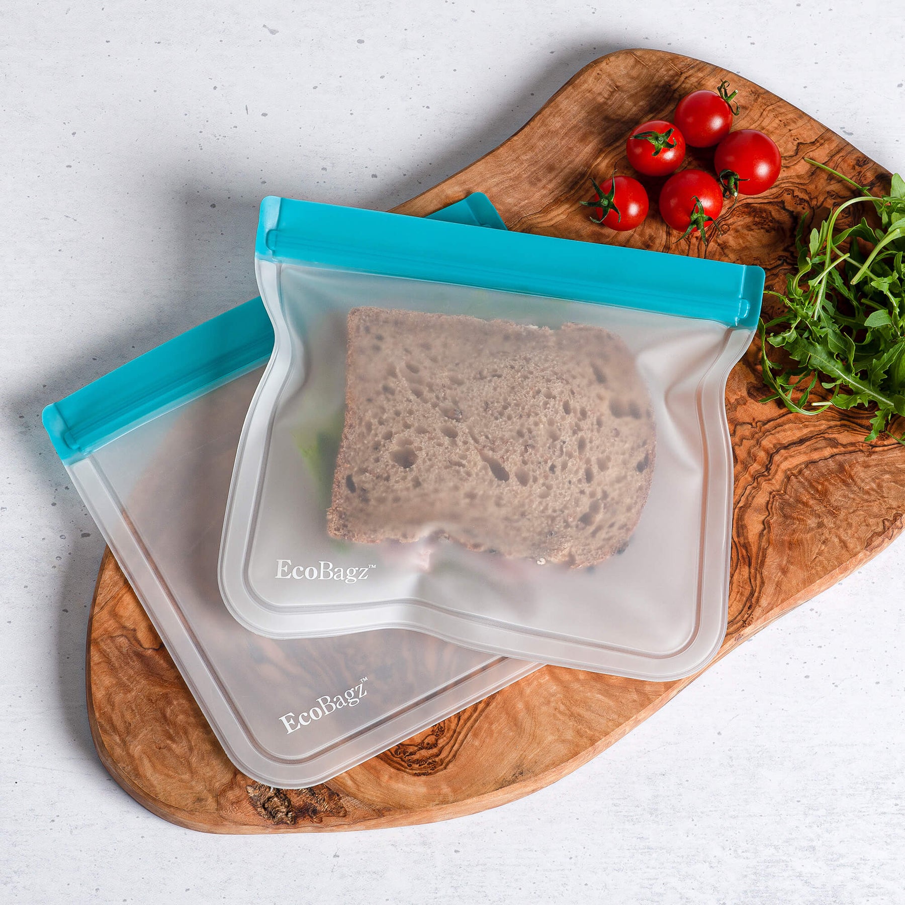 EcoBagz™ Reusable Food Storage Bags Sandwich Bag, Set of 2