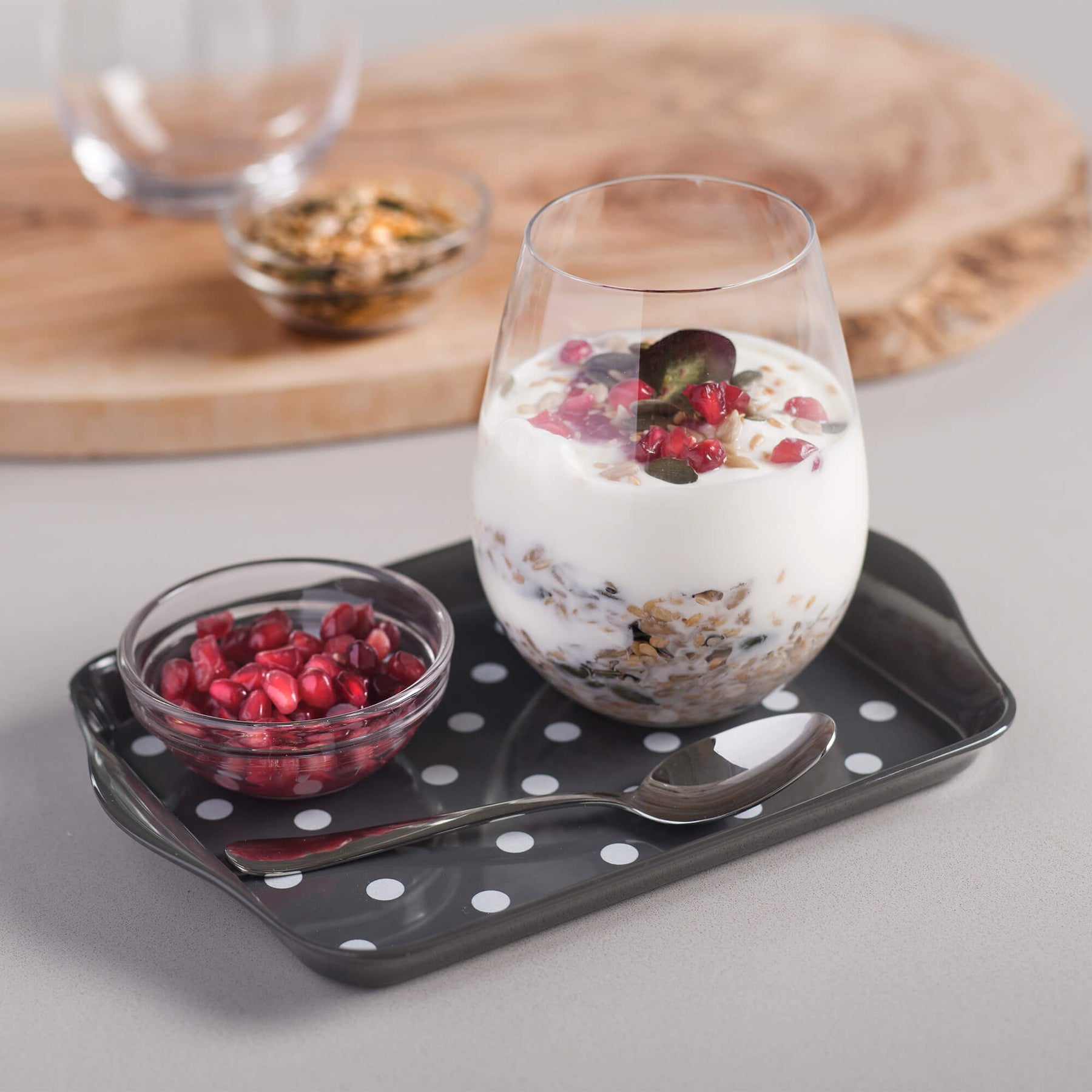 Melamine Dotty Tray, Mini