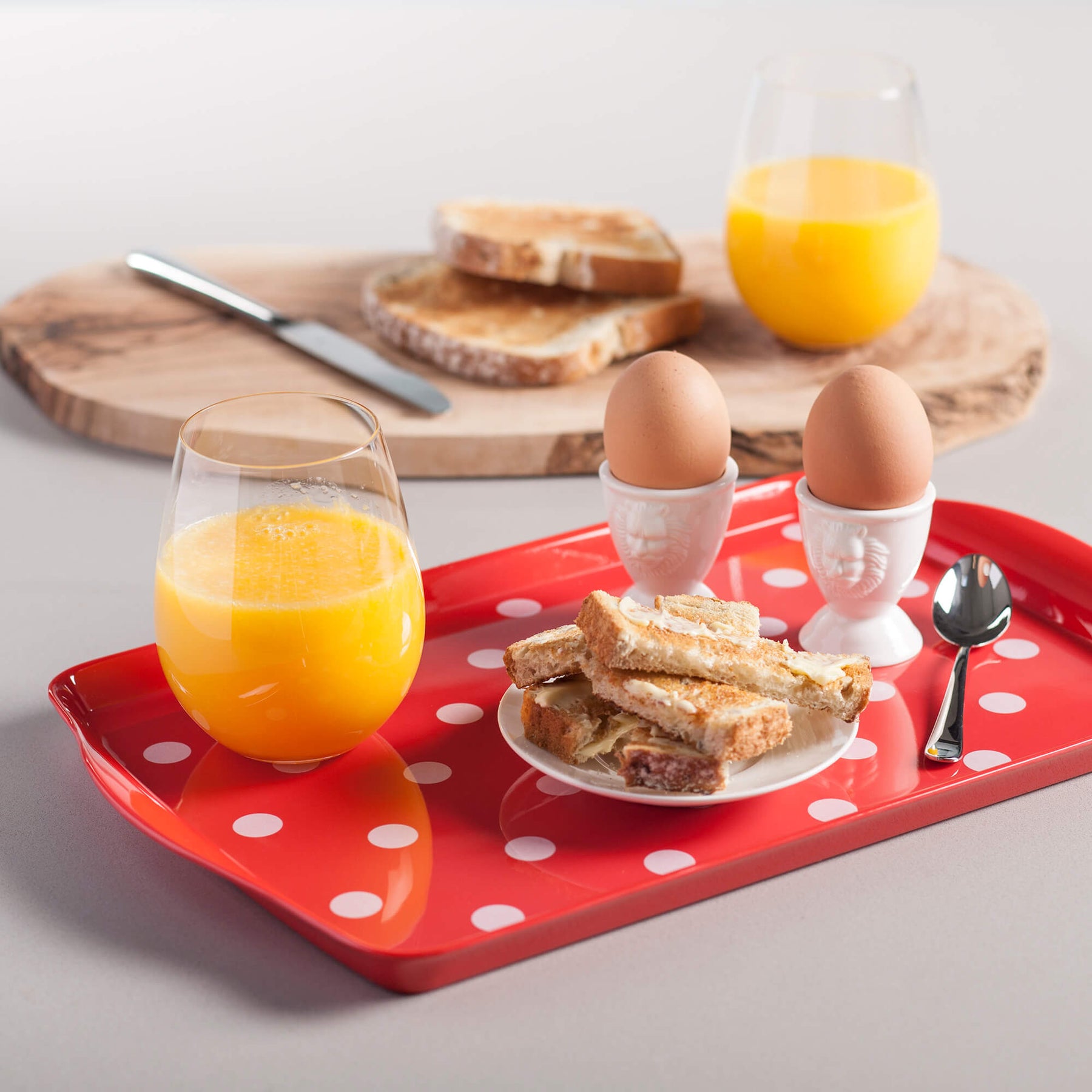 Melamine Dotty Tray, Medium