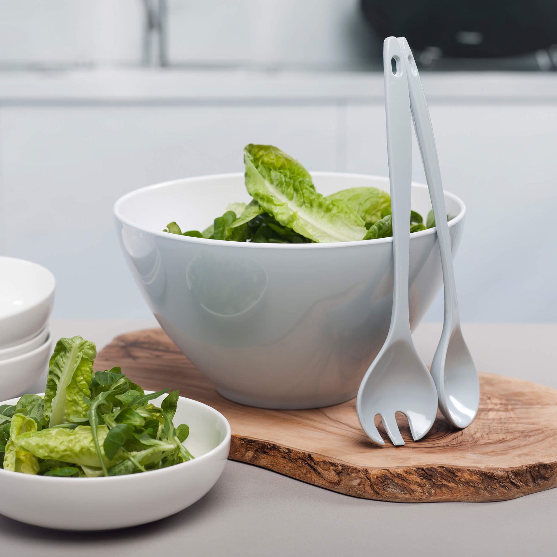 Melamine Salad Bowl & Servers Set