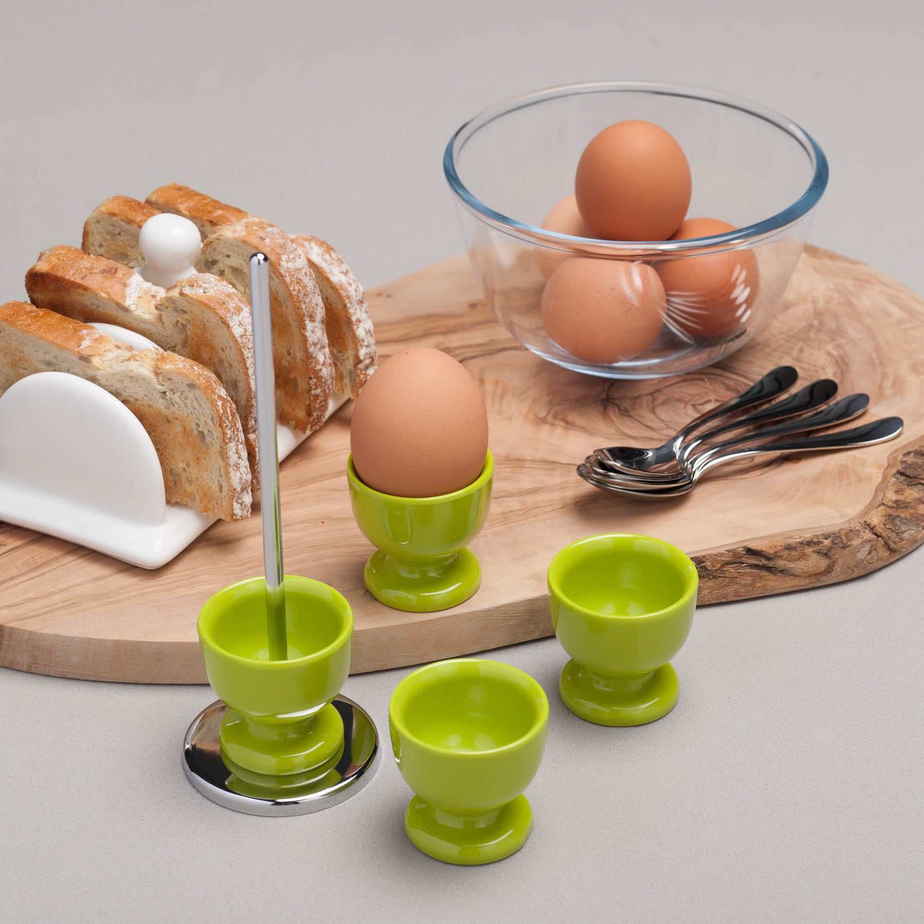 Stack and Store™ Egg Cup Set with Stand, Gift Boxed