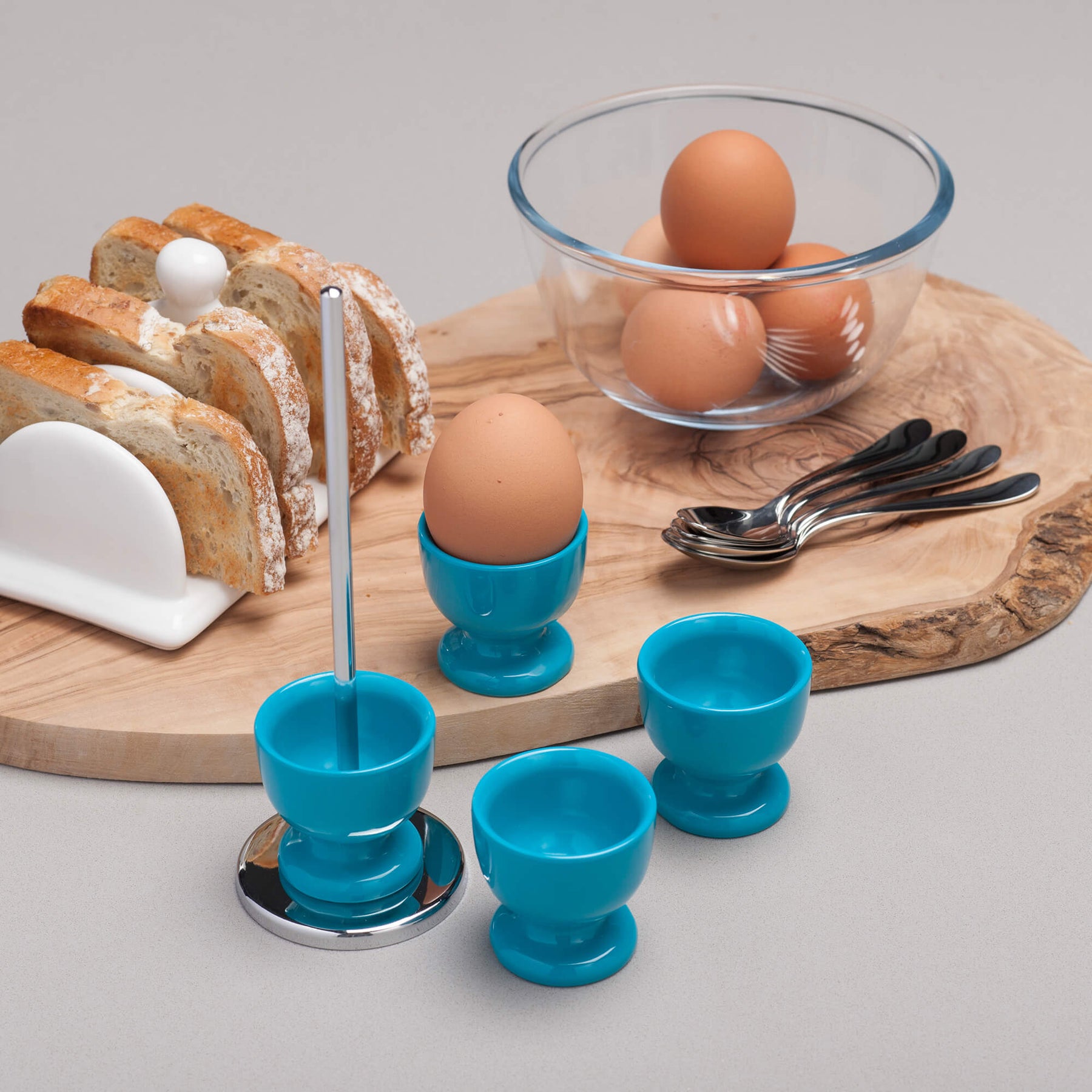 Stack and Store™ Egg Cup Set with Stand, Gift Boxed