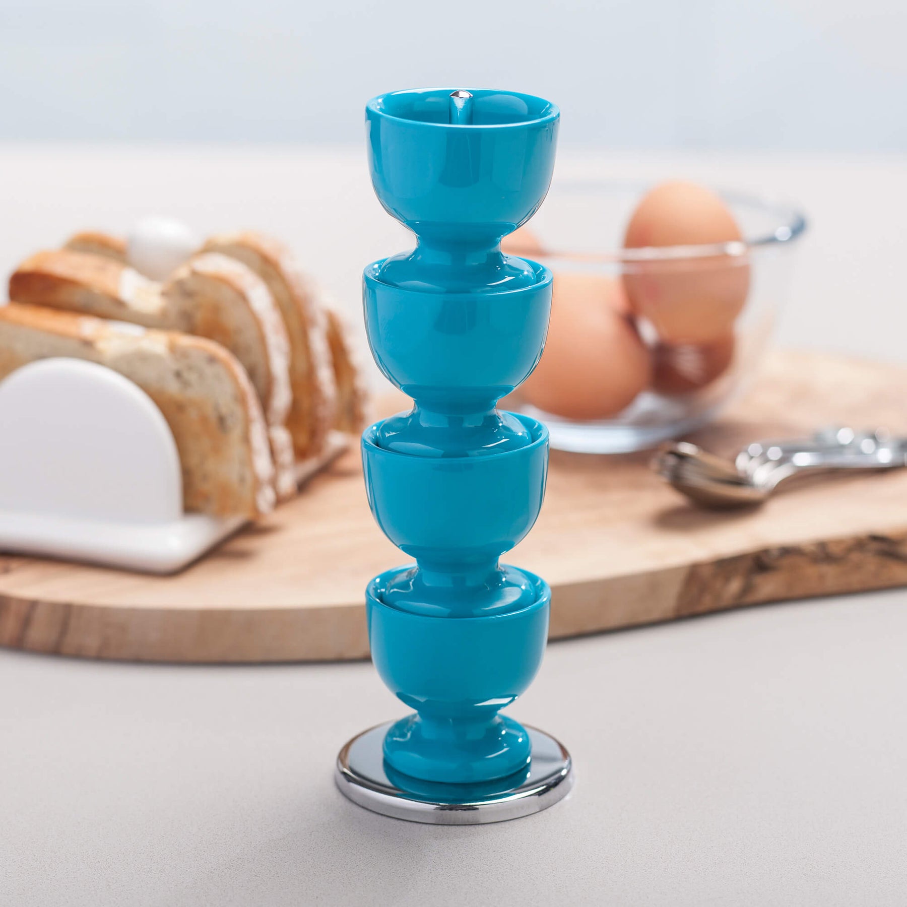Stack and Store™ Egg Cup Set with Stand, Gift Boxed